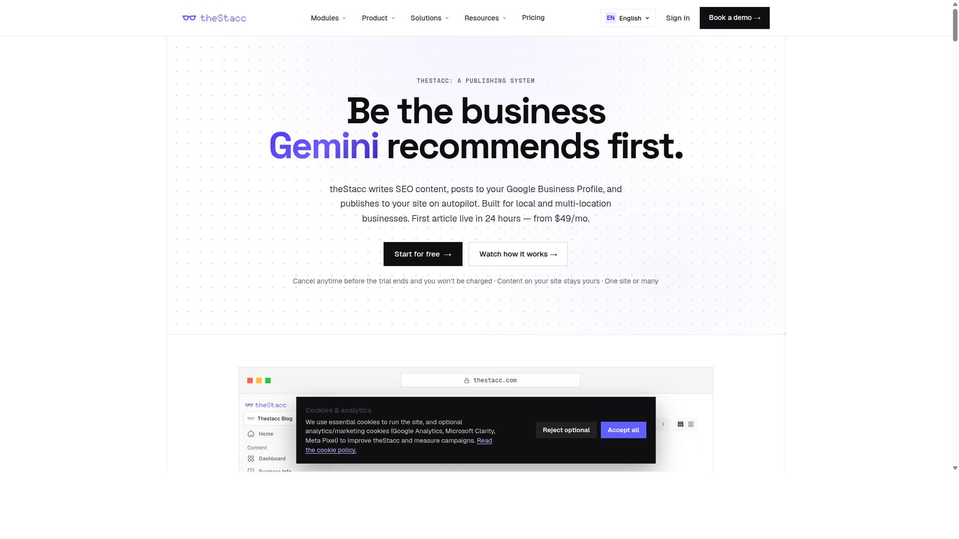 Autoblogging.ai for Automated Blog Content website